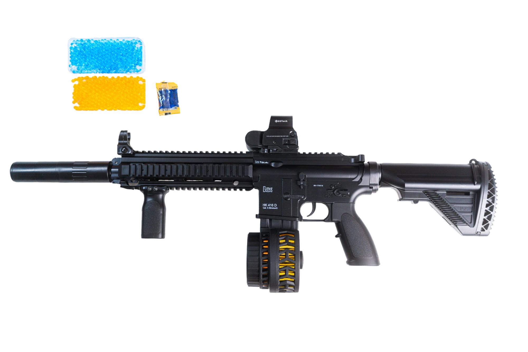 Дитяча зброя автомат-бластер HK416 PRO на орбізах (HK416D-H04)