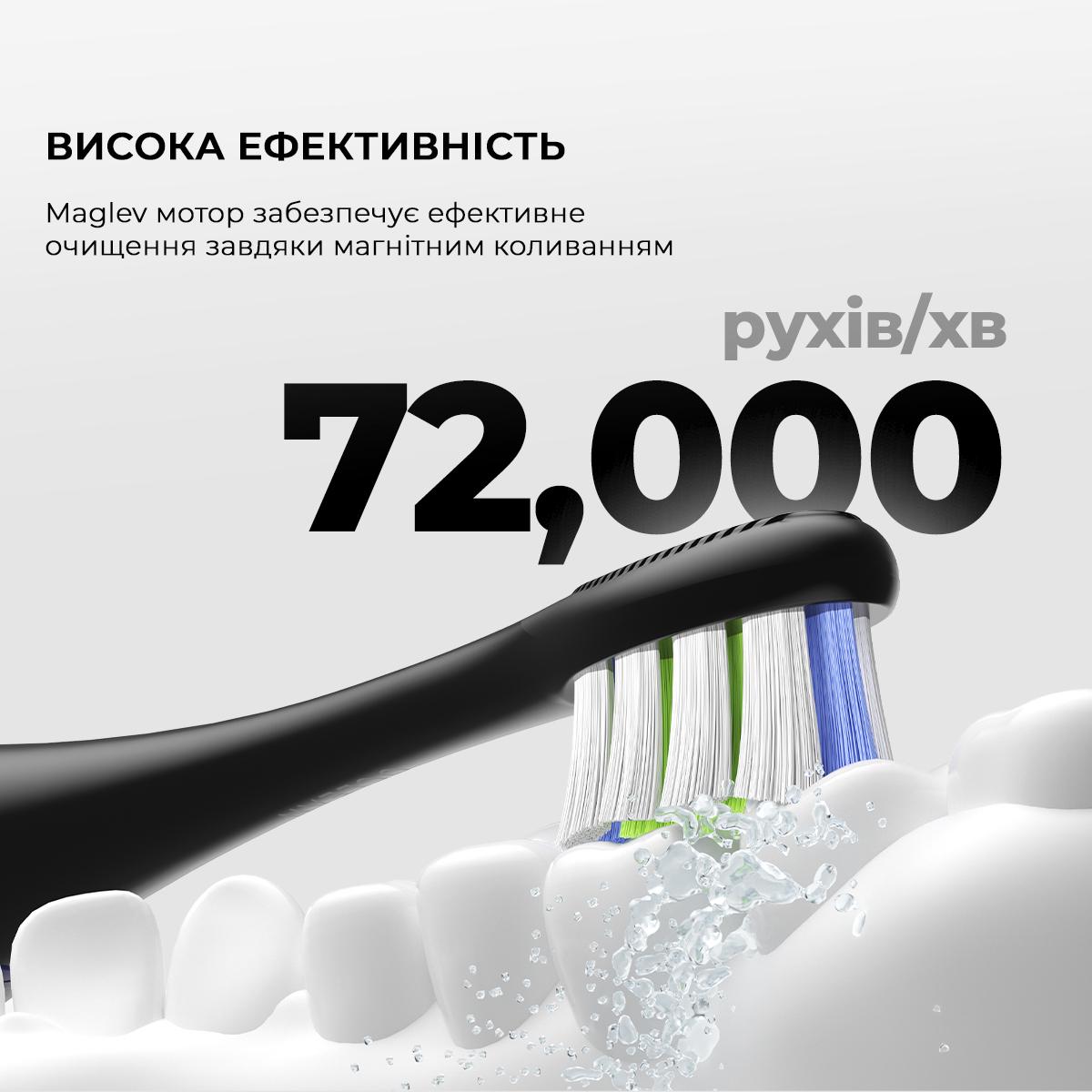 Електрична зубна щітка Oclean X Lite Blue (00-00118089) - фото 6 Електрична зубна щітка Oclean X Lite Blue (00-00118089) - фото 6