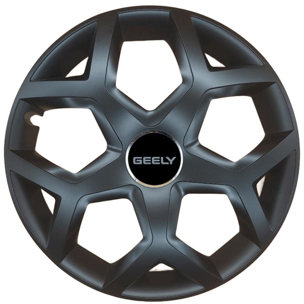 Комплект колпаков SJS R16 для Geely 435 4 шт. Черный (108392)