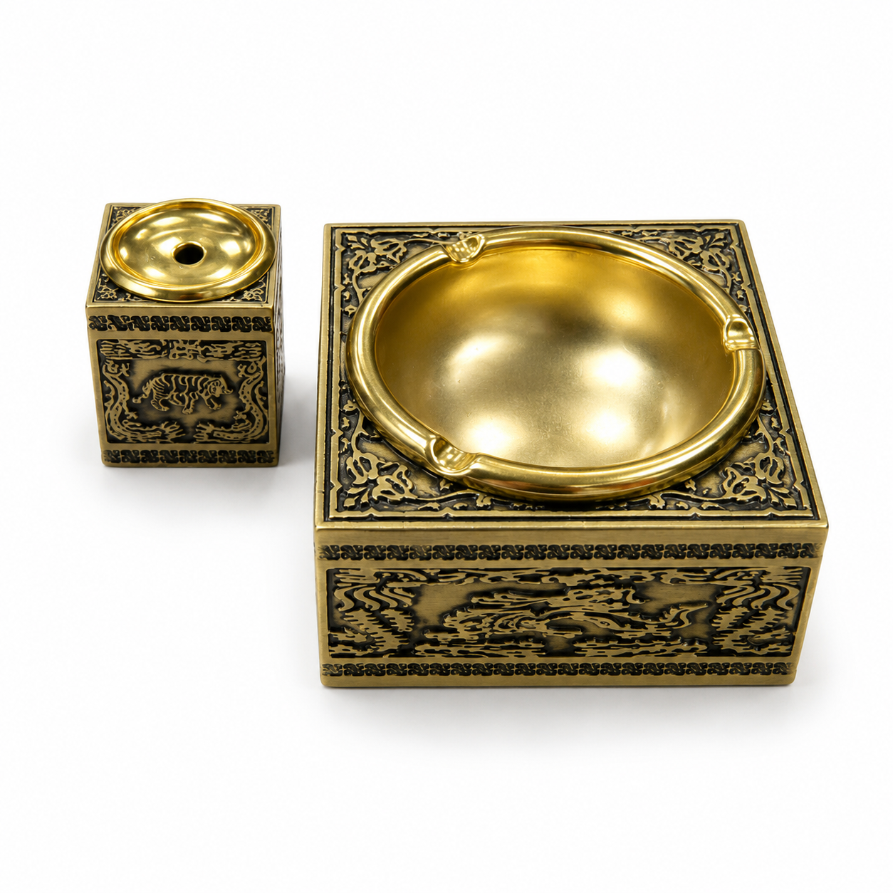 Набор подарочный Ashtray Dragon D499 2в1 зажигалка и пепельница (11394)