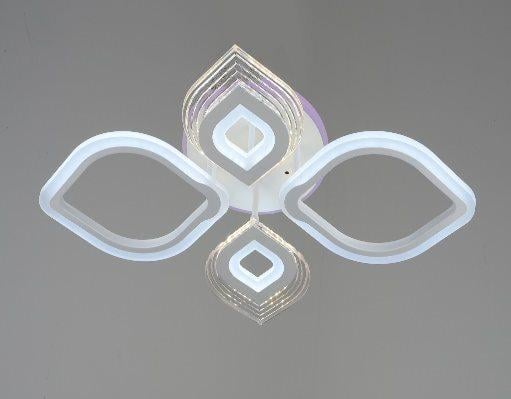 Люстра светодиодная акриловая Sirius B YH389/2+2 96W+12W (000034628)