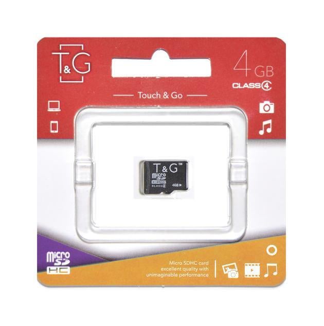 Карта MicroSD MicroSDHC 4GB Class 4 TG