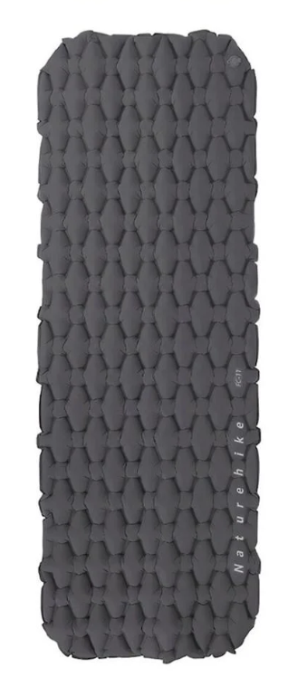 Килимок надувний Naturehike FC-10 NH19Z001-P 65 мм Графітовий (A-017499)