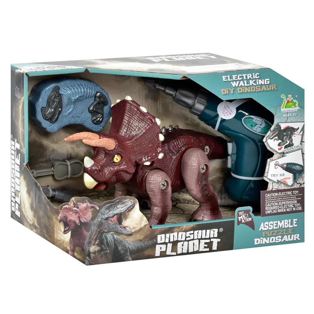 Конструктор дитячий Динозавр RS036-1-2 на шурупах із шурупокрутом (2633828143) - фото 6