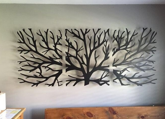 Декоративное панно из дерева на стену 