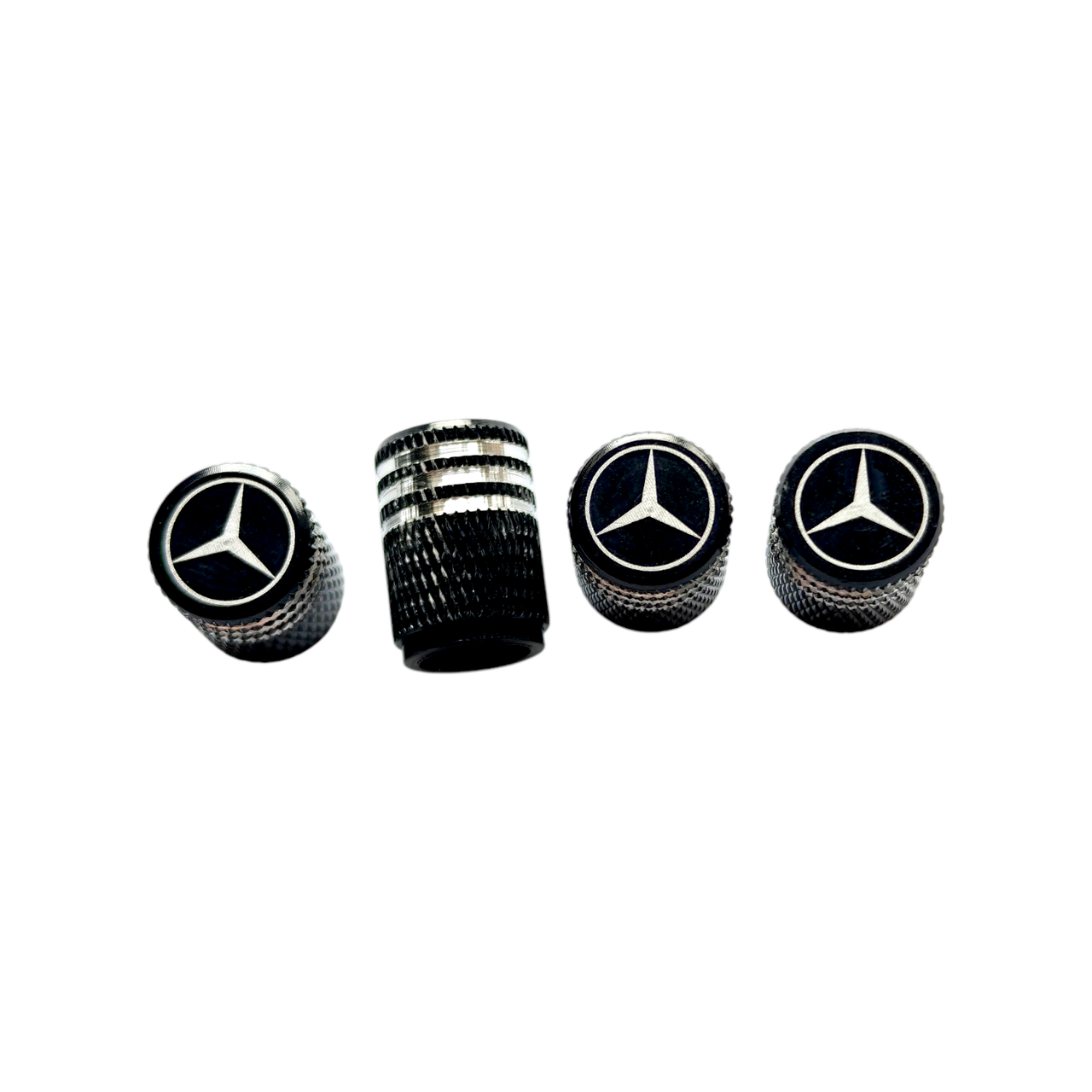 Колпачки на ниппель с логотипом MERCEDES металлические (1785818453)