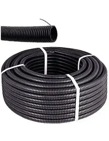 Труба гофрована АСКО Standard D 20/16 50 м Чорний (120161)