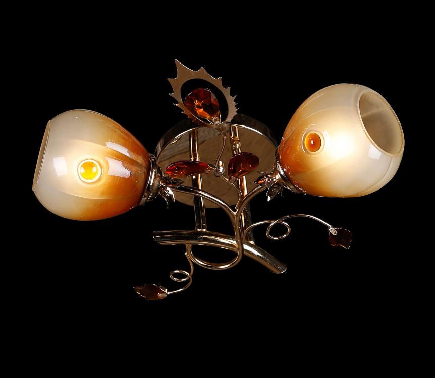 Люстра с плафонами Ray L7498/2 Коричневый (IR005471)