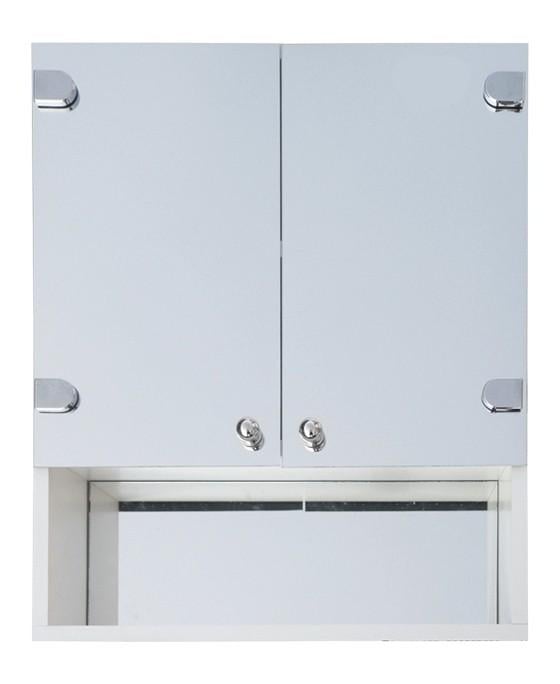 Зеркальный шкаф в ванную Seria A №А03-50 с открытой полкой 600x500x125 мм