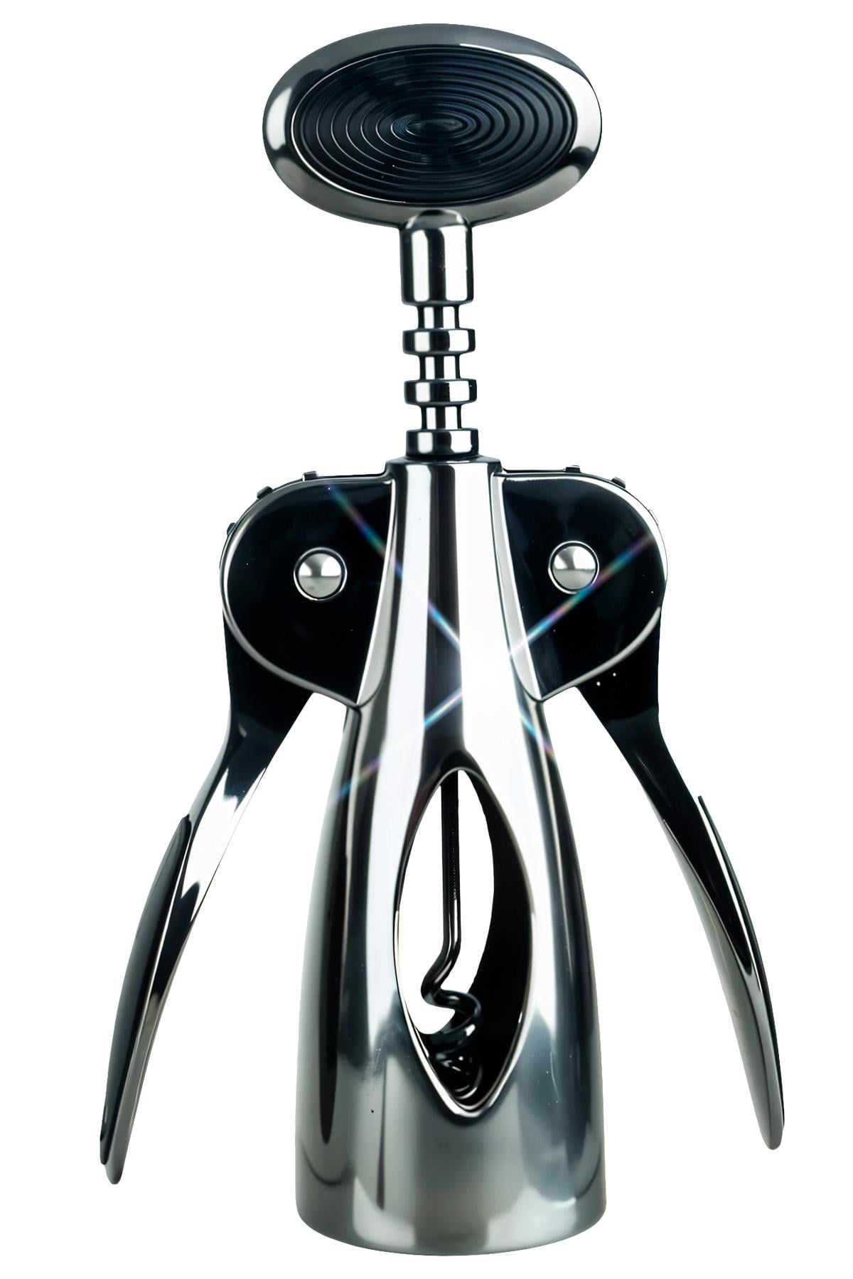 Штопор для вина ручний BRS Метелик 2в1 важільний з нержавіючої сталі (565172804)