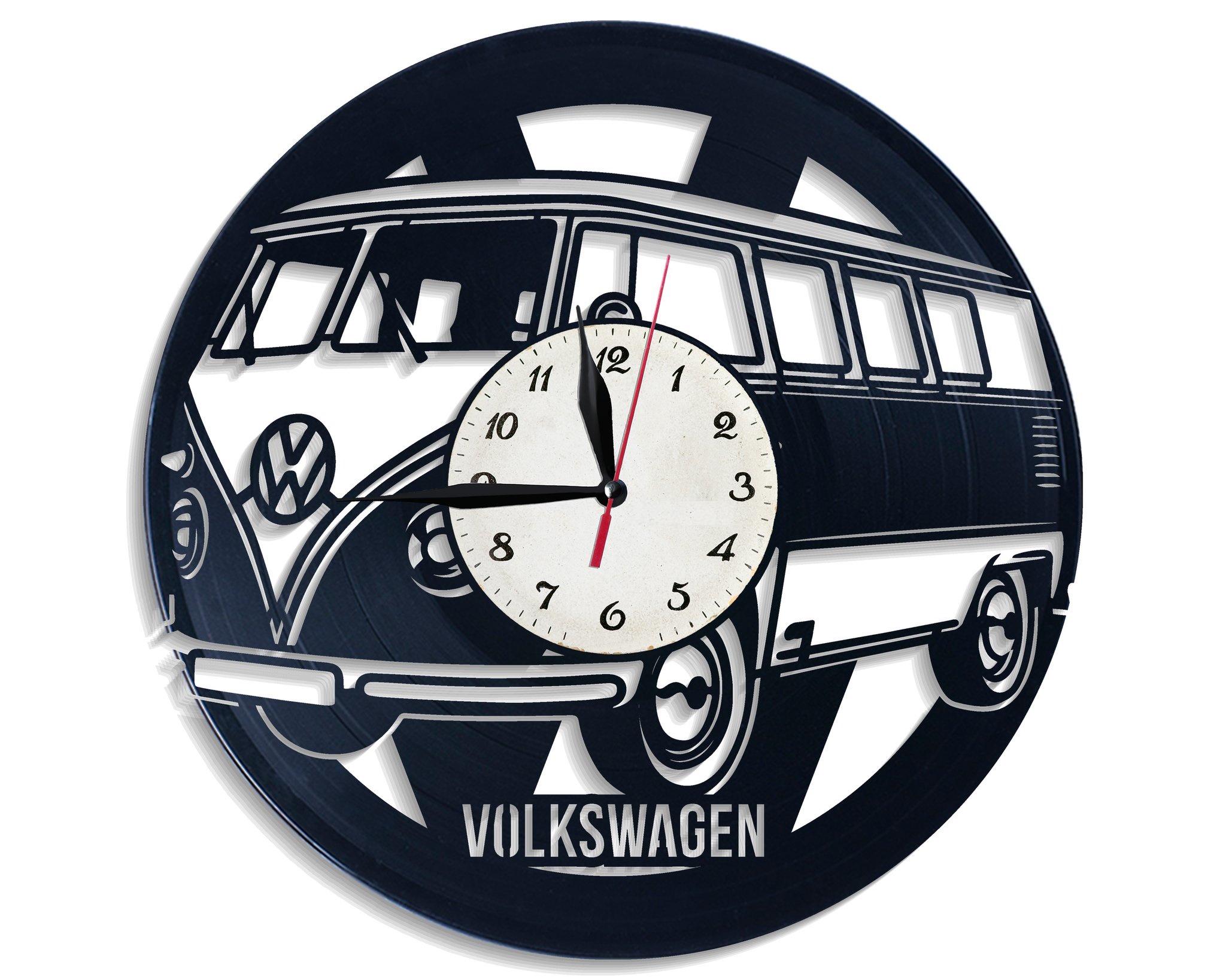 Часы настенные Volkswagen 2892 из виниловой пластинки