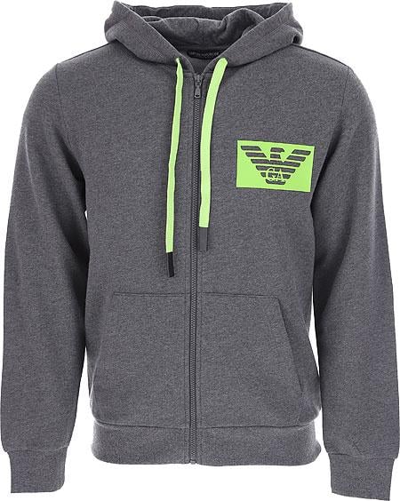 Кофта чоловіча спортивна Emporio Armani L Сірий (2F571-111784сір) Кофта чоловіча спортивна Emporio Armani L Сірий (2F571-111784сір)