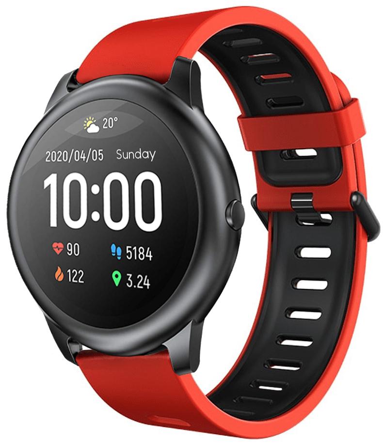 Ремешок Traf для Haylou Smart Watch Solar LS05 Orange-Black (23307)