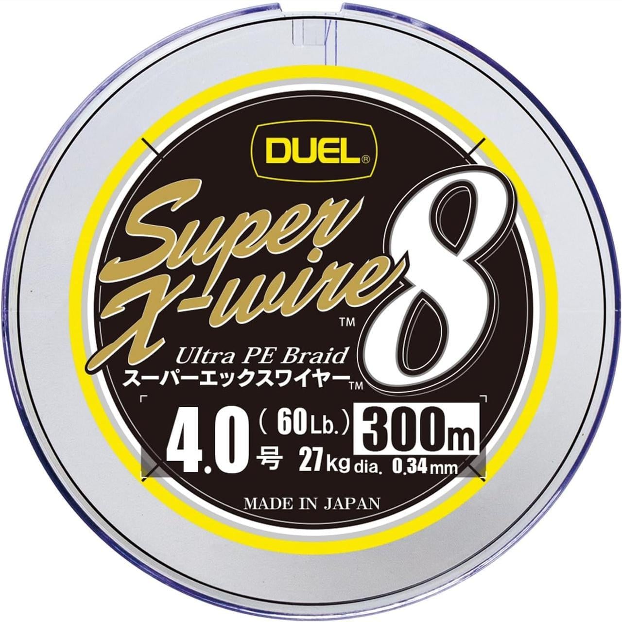 Шнур Duel Super X-Wire 8 5Color Marking #4,0/0,34 мм 27,0 кг 300 м Yellow (2853364260)