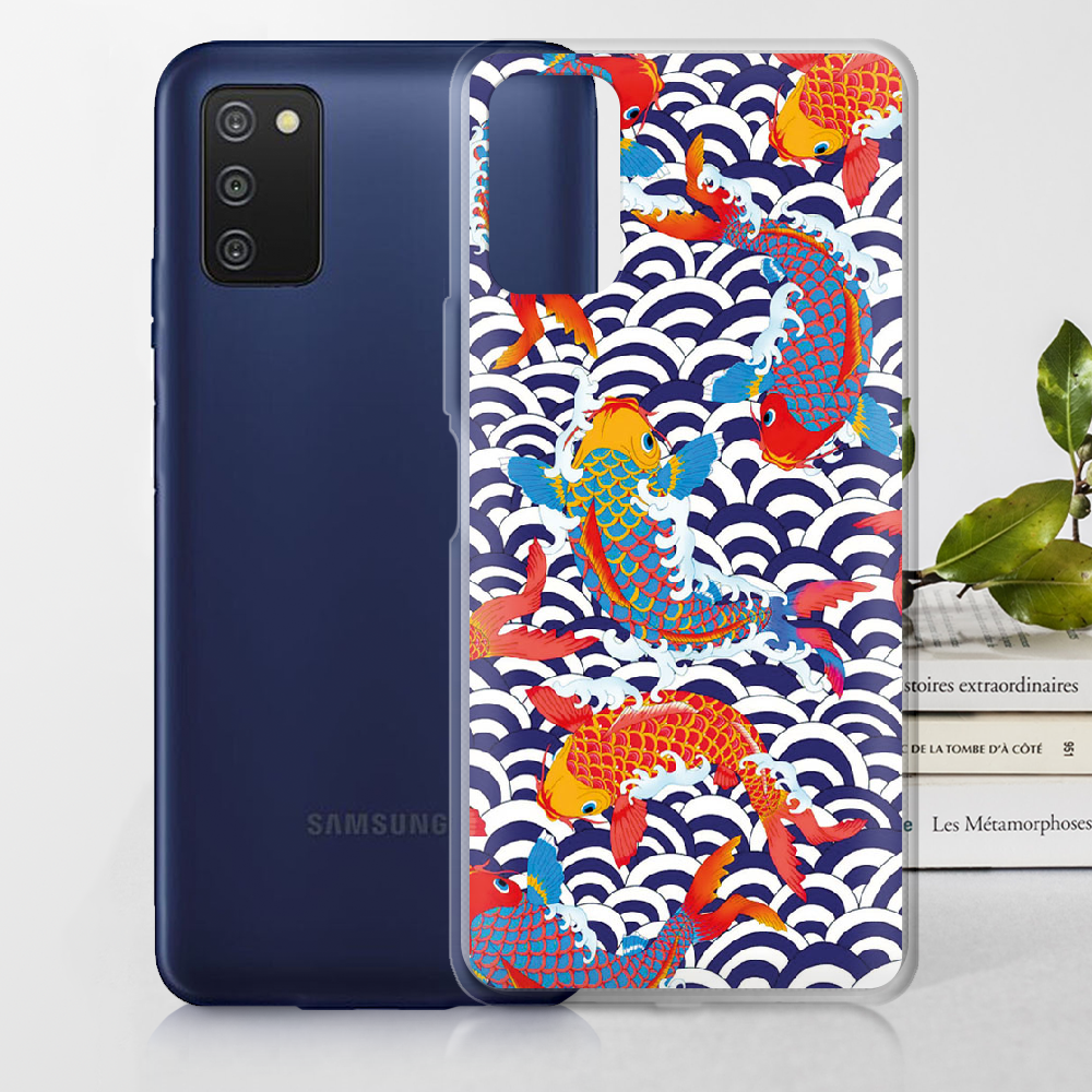 Чохол BoxFace Samsung Galaxy A03s (A037) Koi Fish Прозорий силікон (43255-up2477-43255) - фото 2