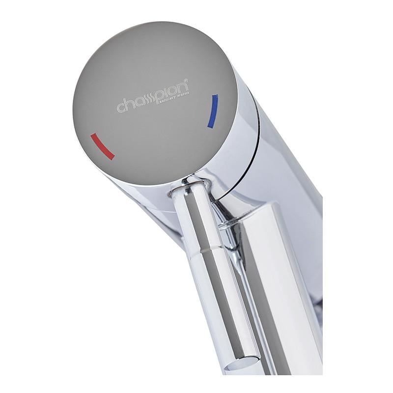 Змішувач для умивальника Champion SUS-001-A нержавіюча сталь Chrome (CH6202) - фото 3 Змішувач для умивальника Champion SUS-001-A нержавіюча сталь Chrome (CH6202) - фото 3