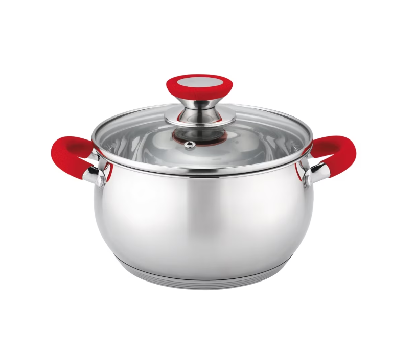 Кастрюля Barton Steel BS-2315-24 с крышкой 6 л (258685)