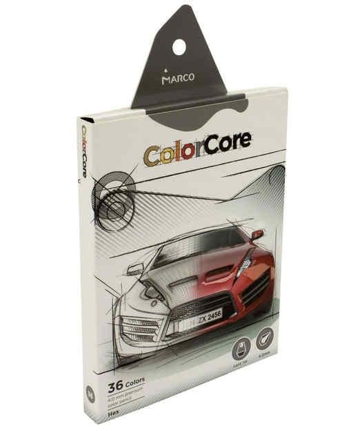 Карандаши Marco ColorCore 36 цветов
