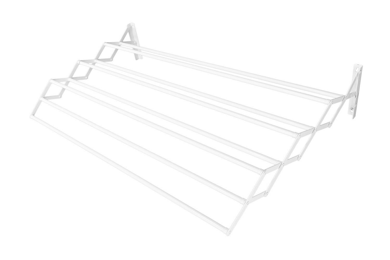 Сушилка для белья MasterTool настенная гармошковая 750 мм 8-секционная 6 м Белый (92-1778)