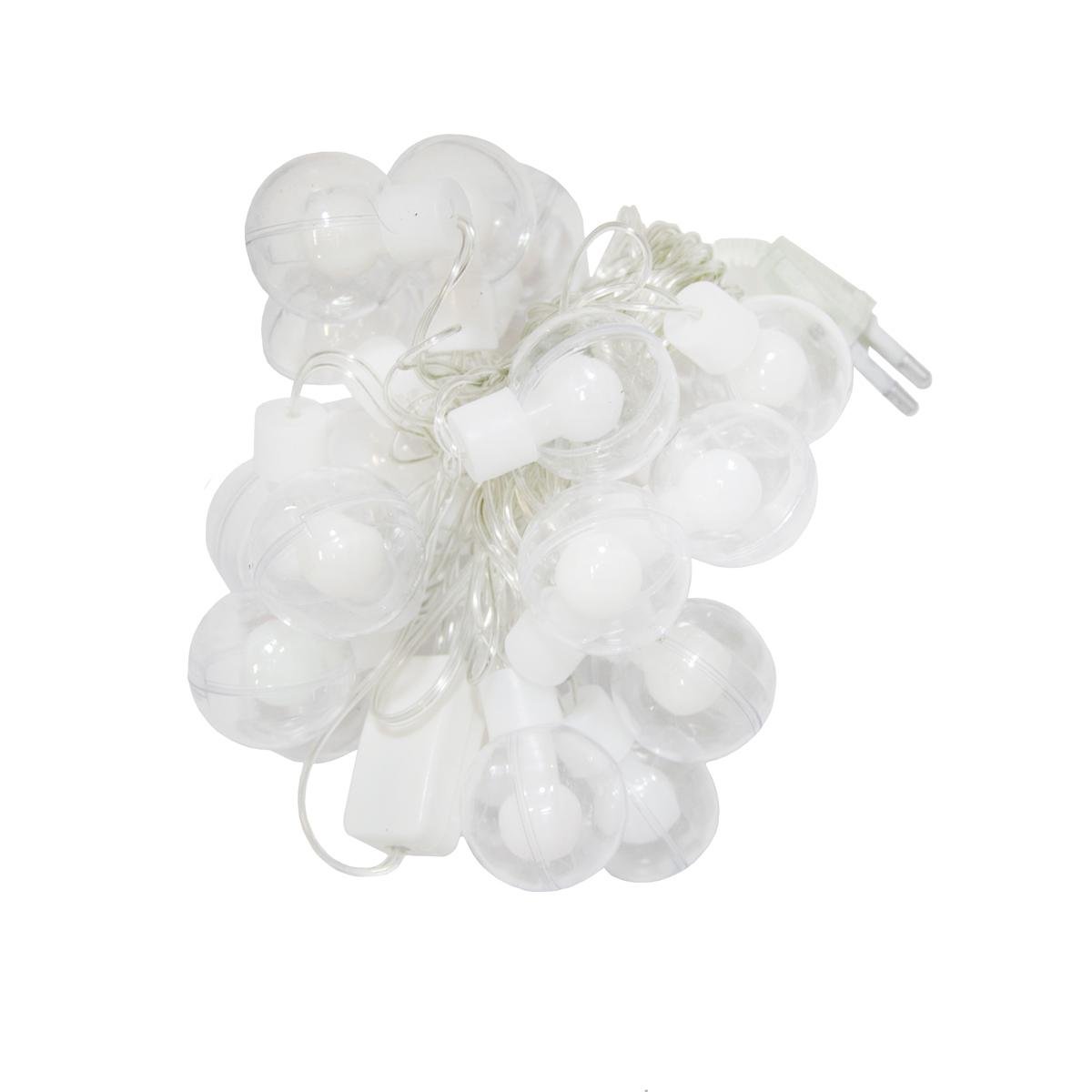 Гирлянда штора новогодняя XMAS 5 м 20 ламп WW Теплый белый (1009632-White)