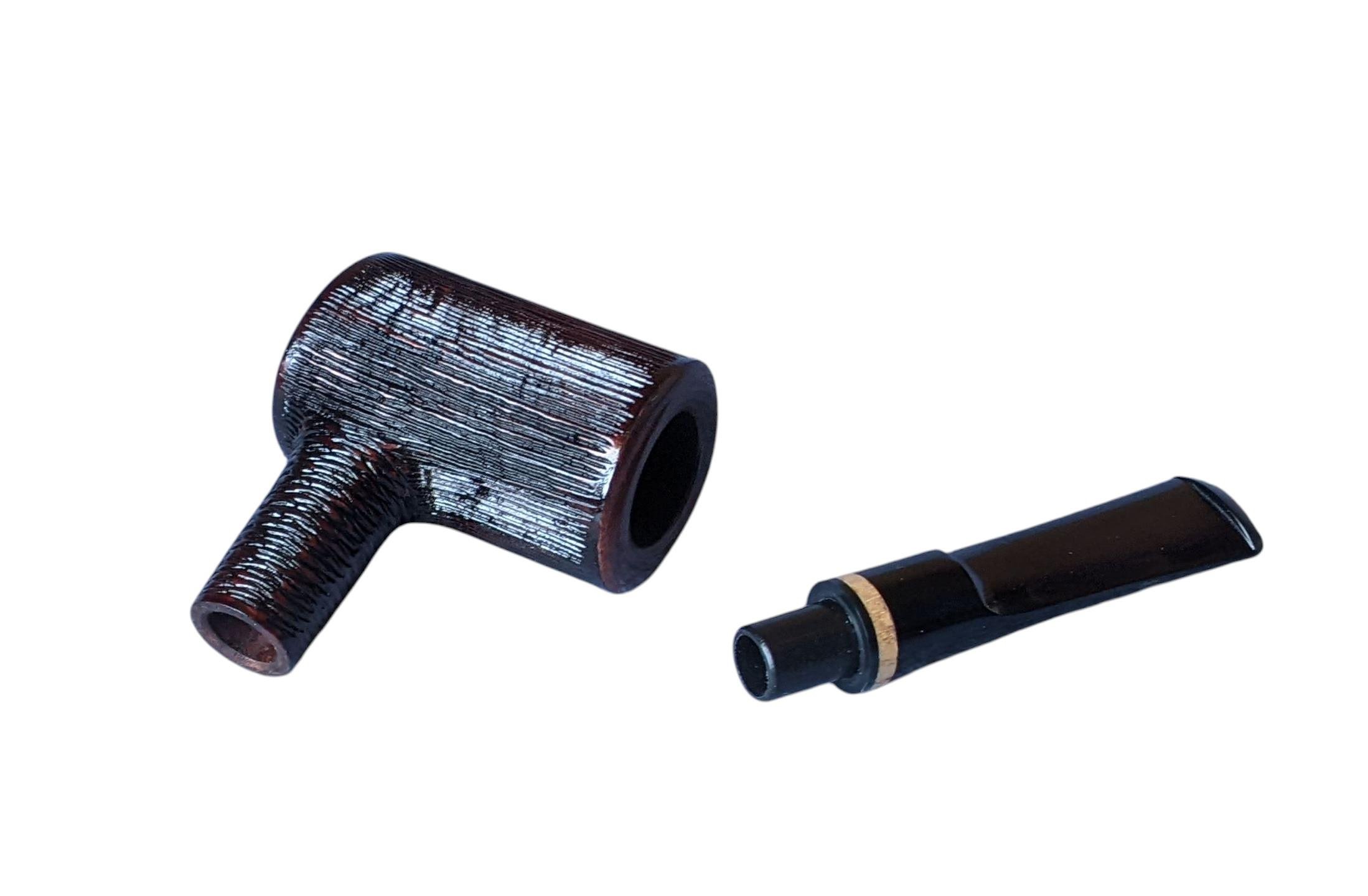 Курительная трубка Golden Gate Poker рустована (310) - фото 5