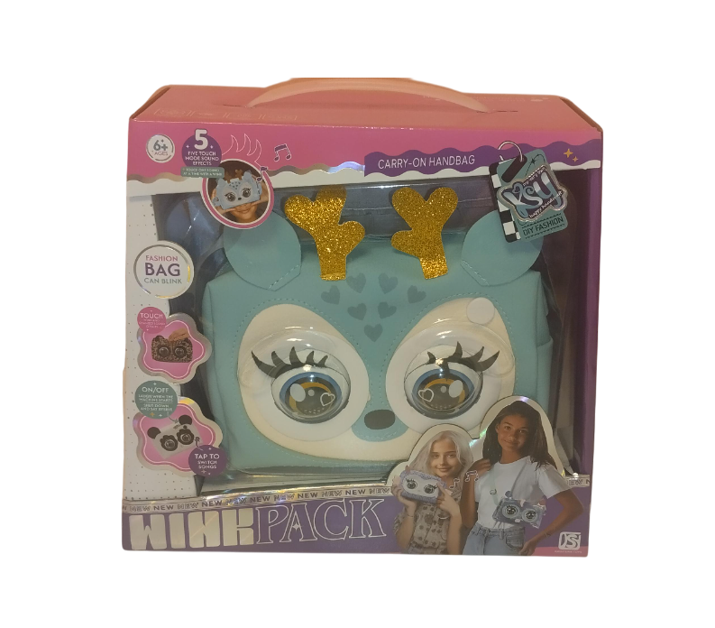 Інтерактивна сумочка KSY кліпає/звуки/музика/реагує на дотик