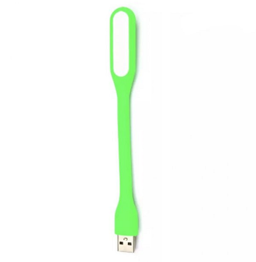 Фонарик светодиодный Portable USB 5 V LED Зеленый (103-0080)