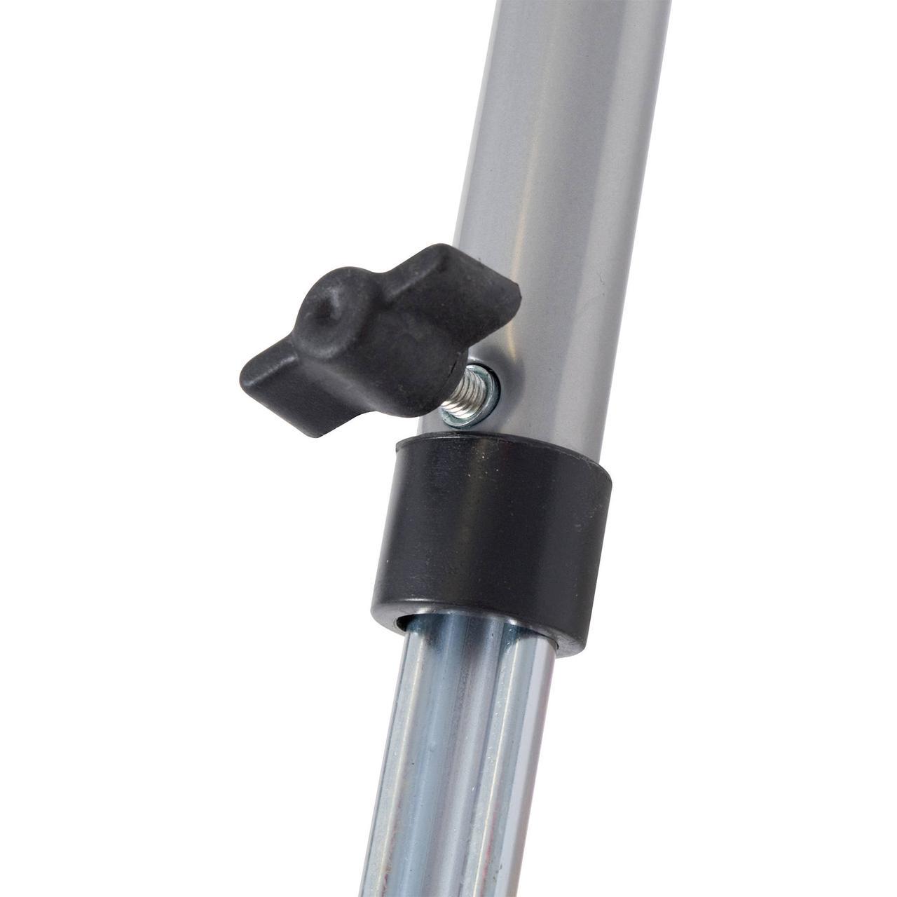 Стіл кемпінговий сталевий Bo-Camp Adjustable Height 80x60 см Сірий (27262161) - фото 3