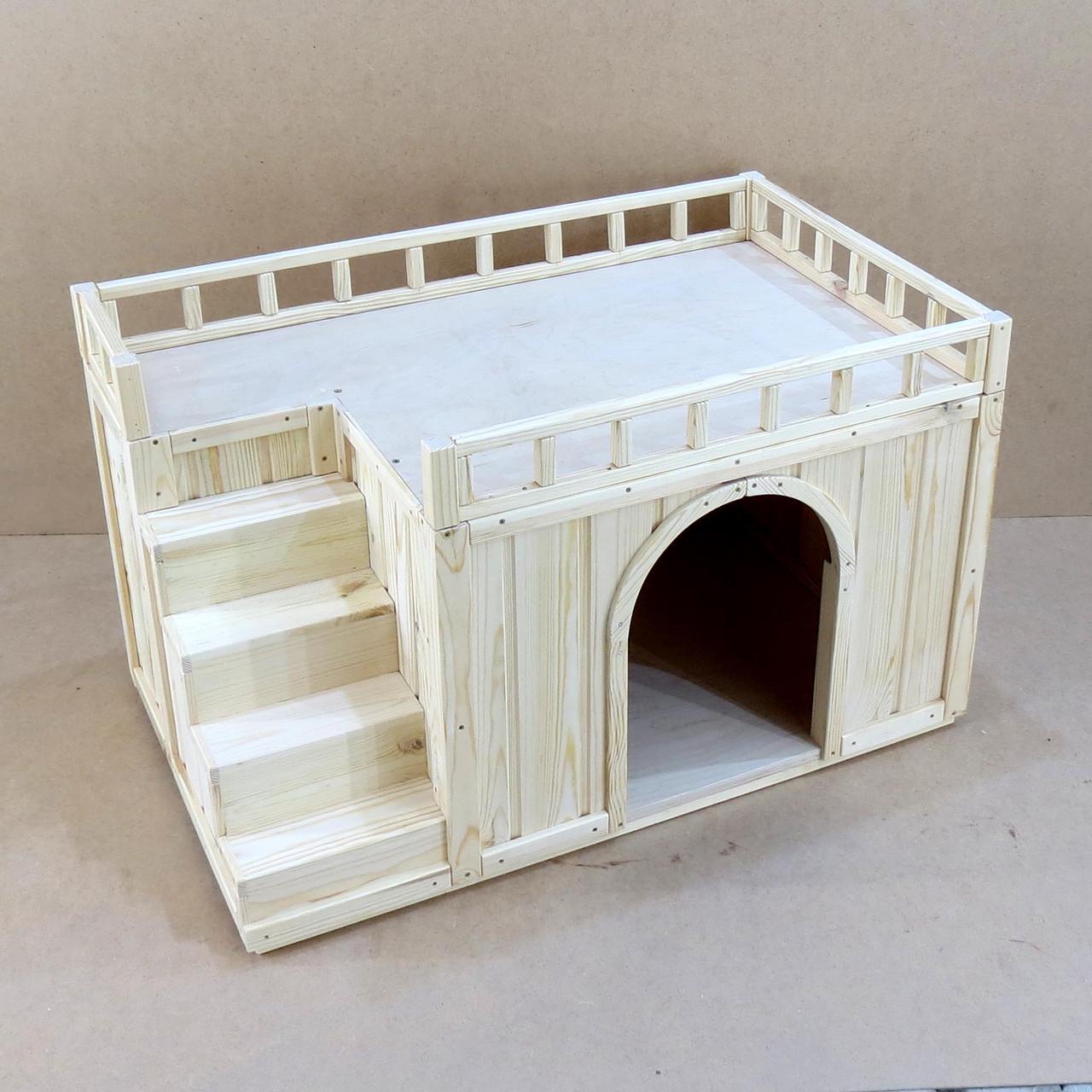 Будка для собаки з дерева Галіко Бланже (БДК-001201) - фото 8