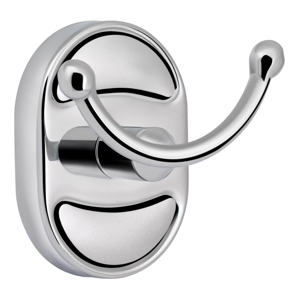 Крючок настенный Lidz 114 LIDZCRM1140602 двойной Хром (61618)