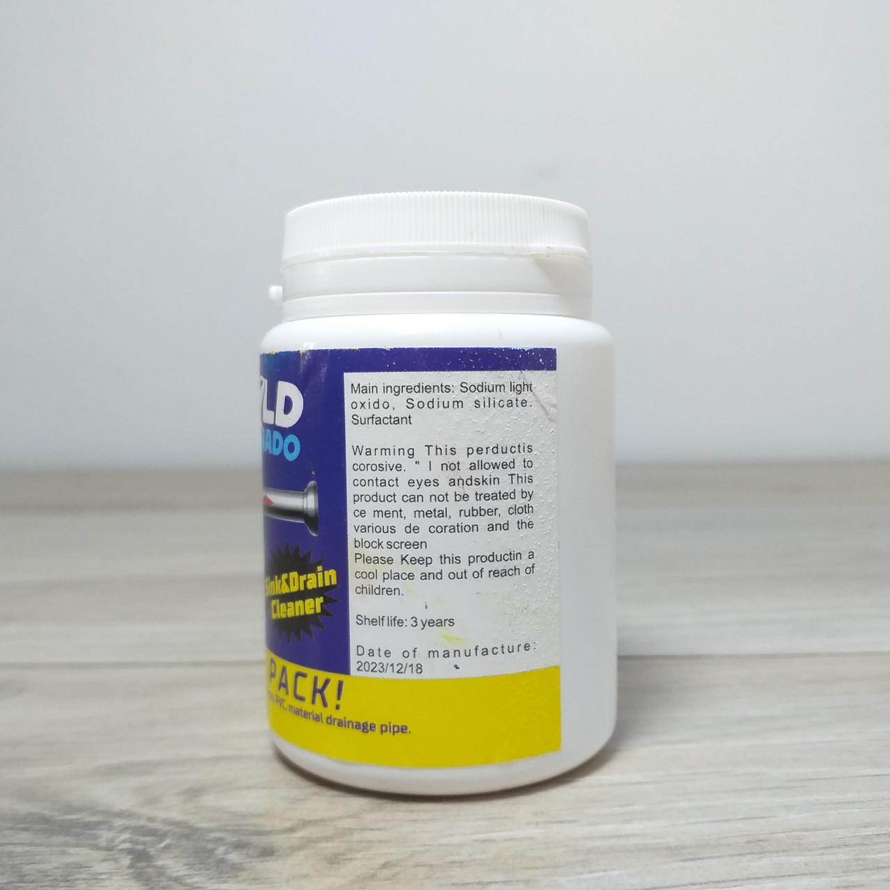 Очиститель для мытья и слива WILD Tornado Sink 100 г (X-1125) - фото 3