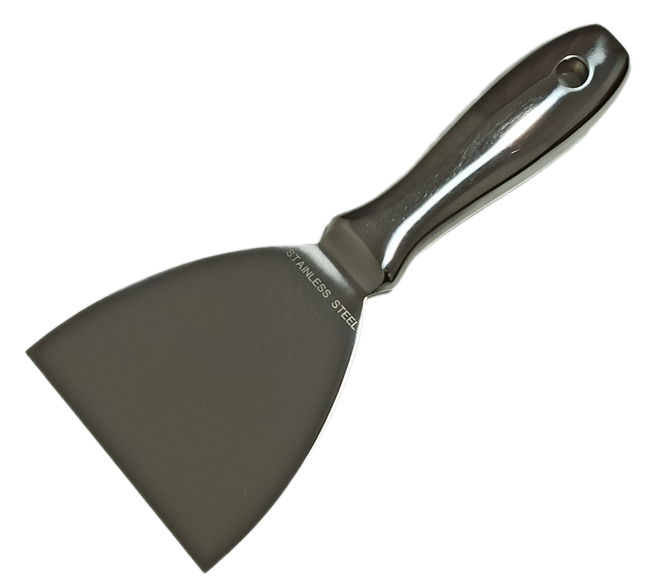 Шпатель Olejnik JL однокомпонентний суцільнометалевий із нержавіючої сталі 100 мм - фото 3