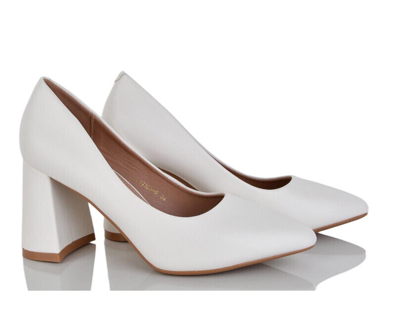 Туфлі жіночі Meideli LX91009/33 р. 33 21,8 см Білий