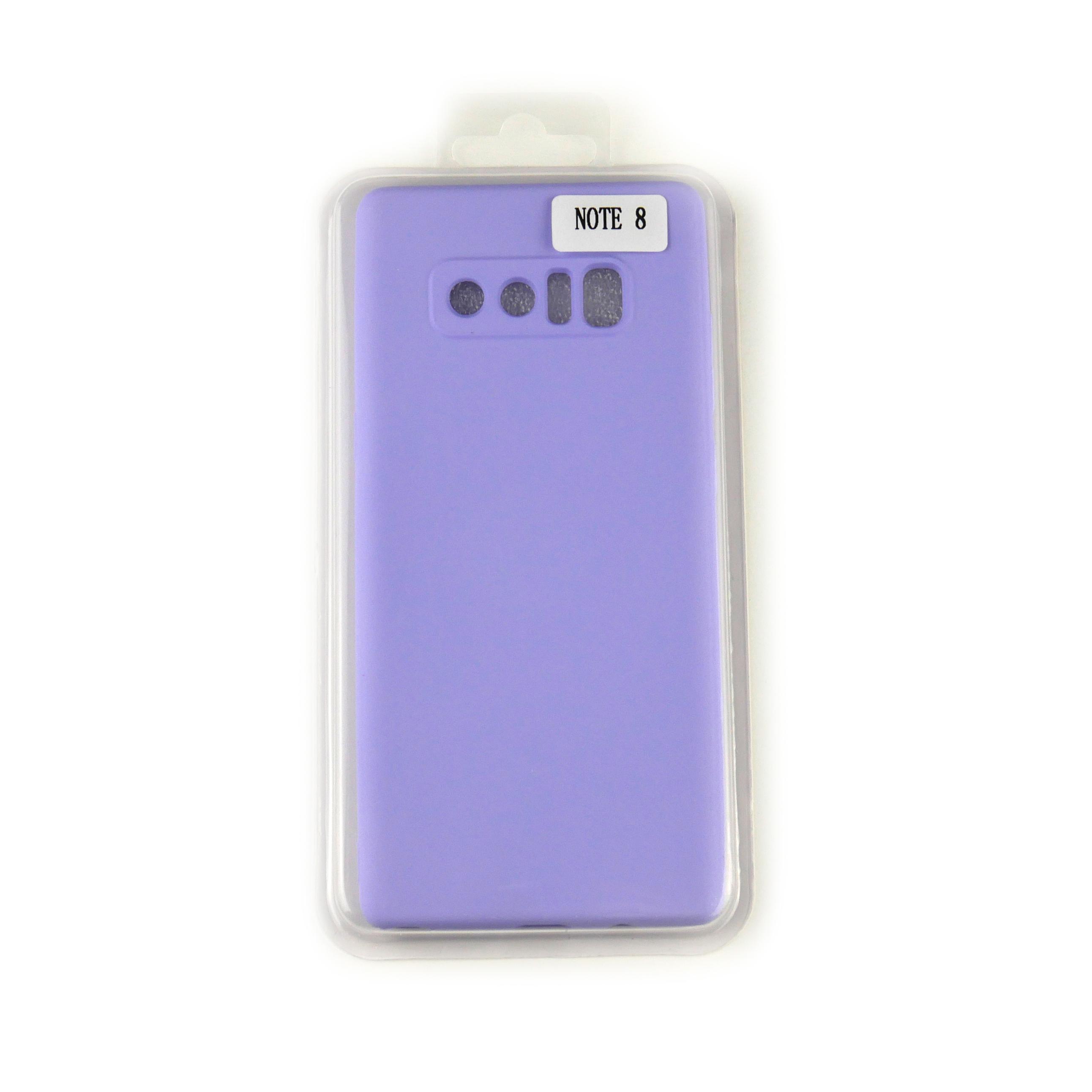 Чехол Silicone Case Full Cover Samsung Note 8 Лавандовый