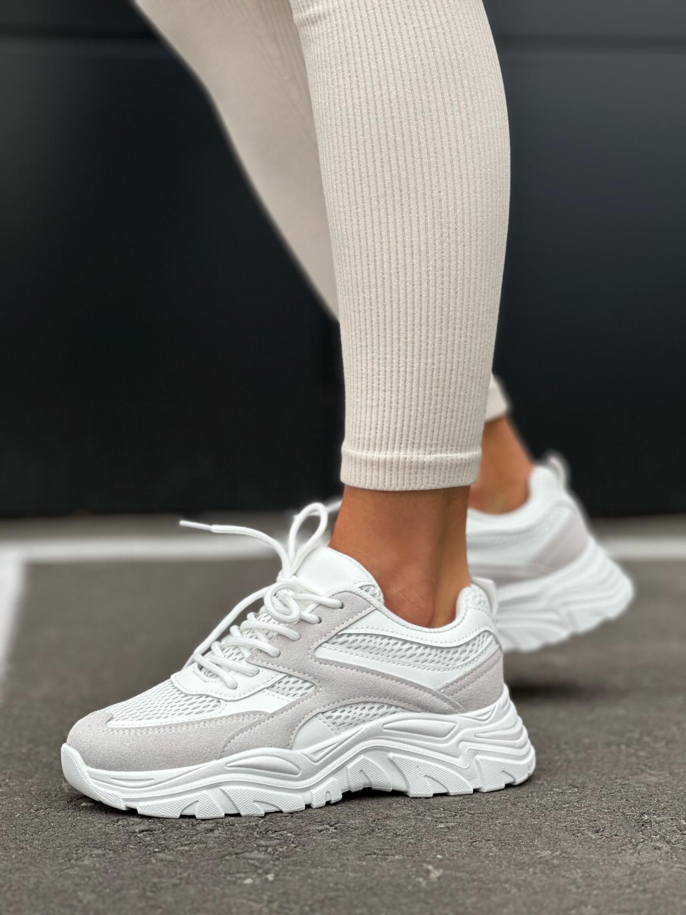 Кроссовки женские замша/текстиль р. 40 Белый (2224476s5) - фото 2 Кроссовки женские замша/текстиль р. 40 Белый (2224476s5) - фото 2