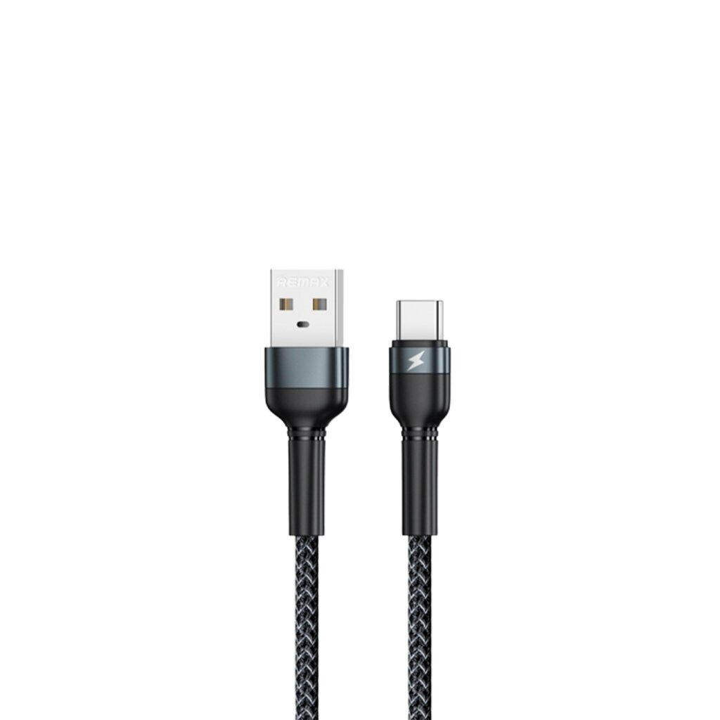Кабель Remax Jany USB 2.0 to Type-C 2,4A 480 Mbps 1 м Черный (RC-124a)