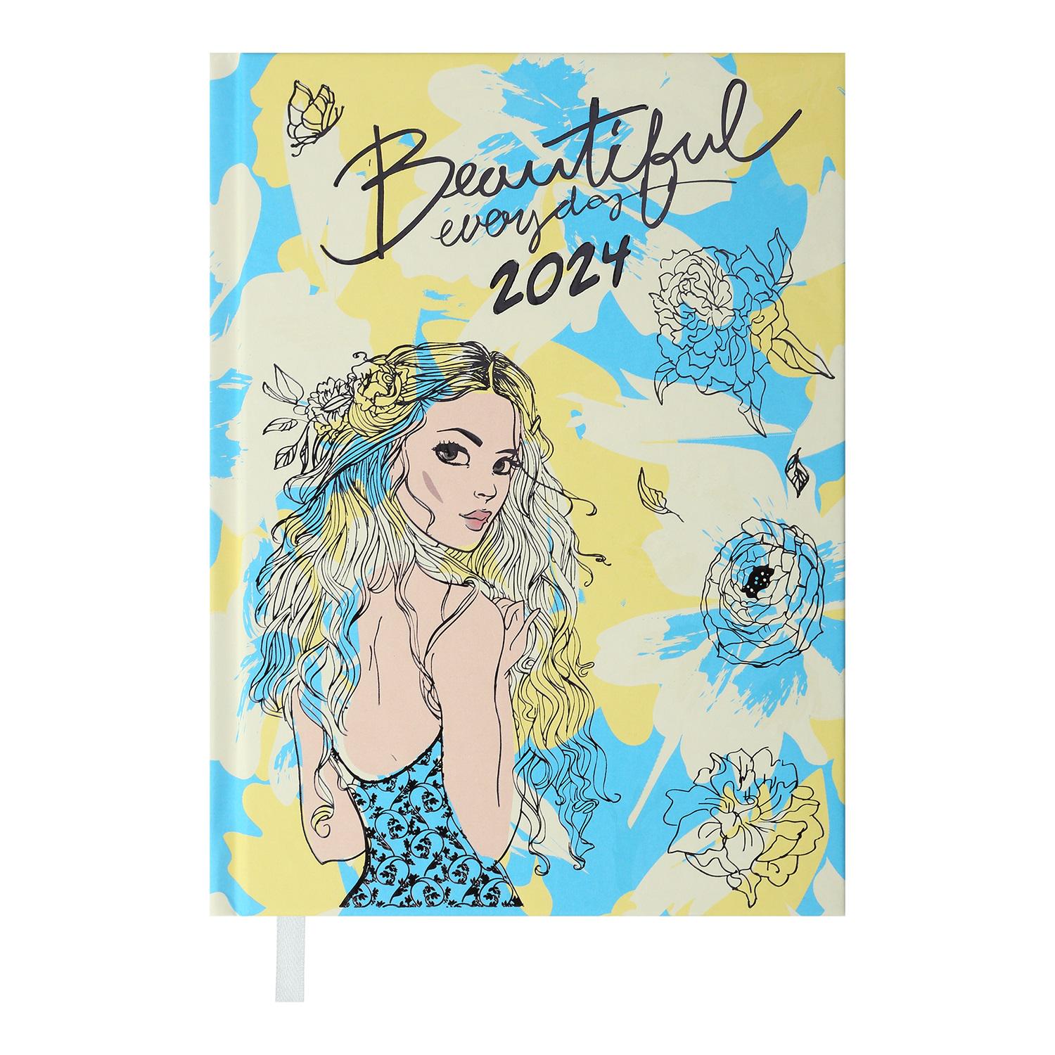 Дневник датированный Buromax Women 2024 A5 336 стр. Разноцветный (BM.2181-12)