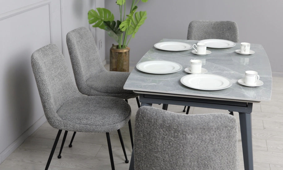 Стол раскладной Prestol Люкс 1400/2000х900х760 мм Серый (2147484337) - фото 7