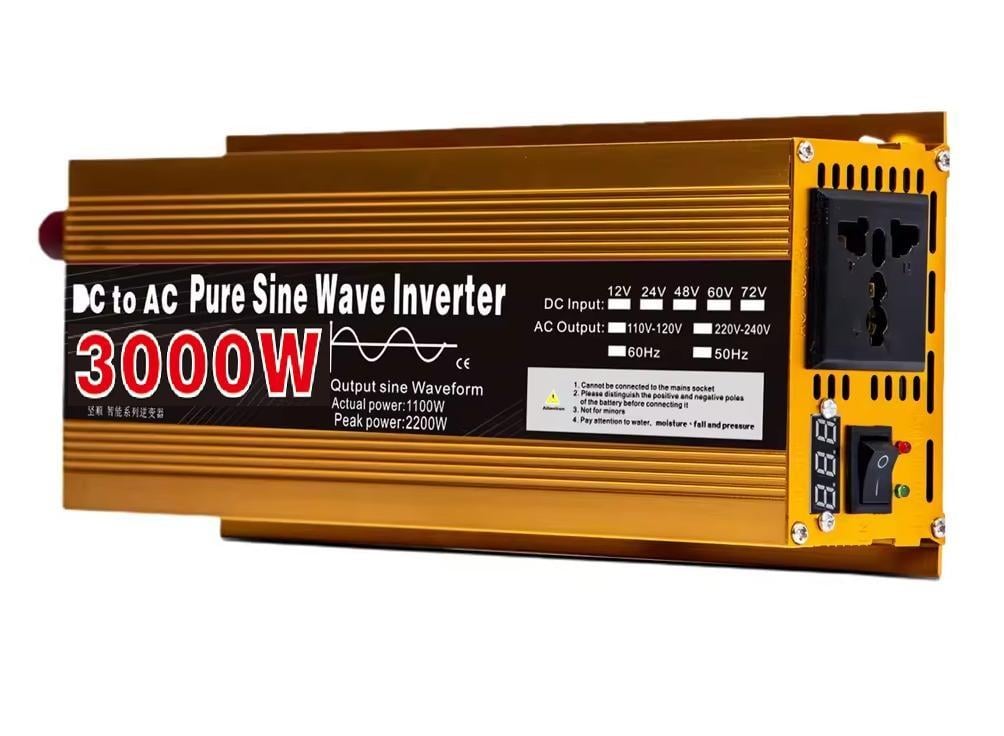 Инвертор 3000/1500 Вт 24-220 В чистый синус (32467836)