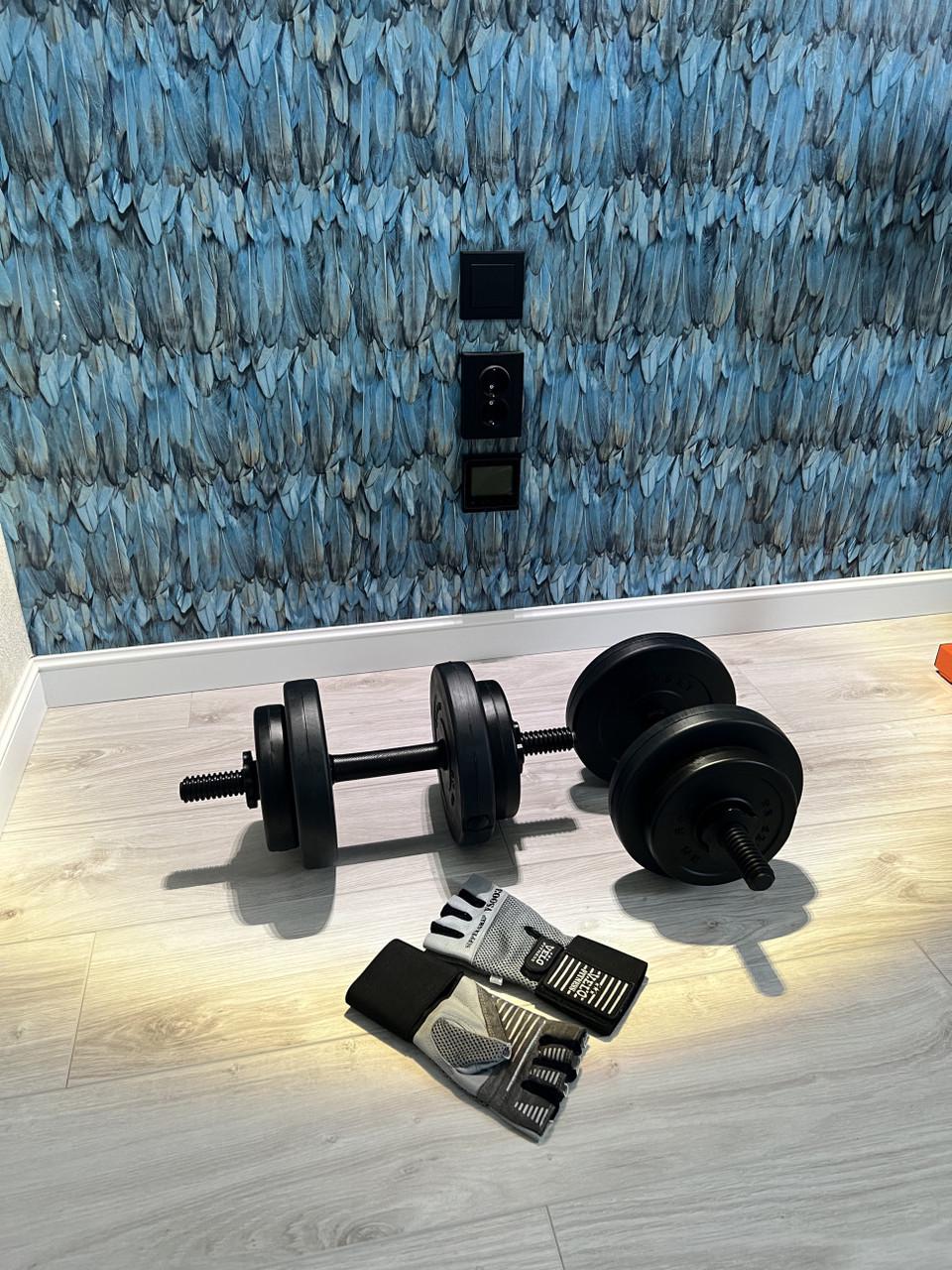 Гантели RN-Sport 20 кг 2 шт. и скакалка (2764274465) - фото 5 Гантели RN-Sport 20 кг 2 шт. и скакалка (2764274465) - фото 5