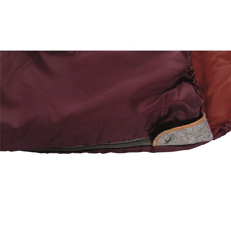 Спальний мішок Easy Camp Nebula M 7/2°C 180 см Left Zip Red (240157) - фото 3