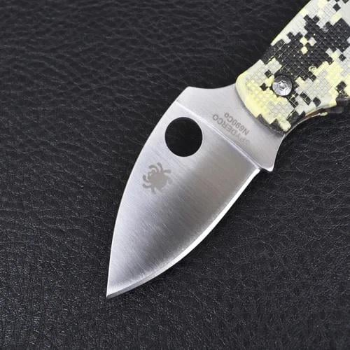 Нож карманный Spyderco Squeak N690Co Хаки (24064905) - фото 3 Нож карманный Spyderco Squeak N690Co Хаки (24064905) - фото 3