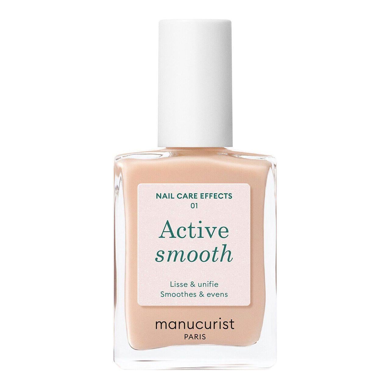 Лак для ногтей лечебный Manucurist ACTIVE SMOOTH 01 с эффектом CC-полировки 15 мл