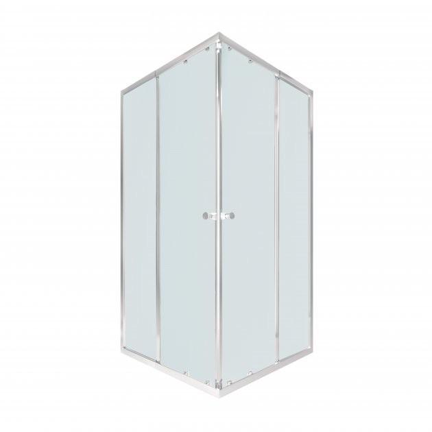 Душова кабіна Qtap PISCES CRM109-11SP5 Pear квадрат зі скла розсувні без піддону 90-105x90-105 см 5 мм