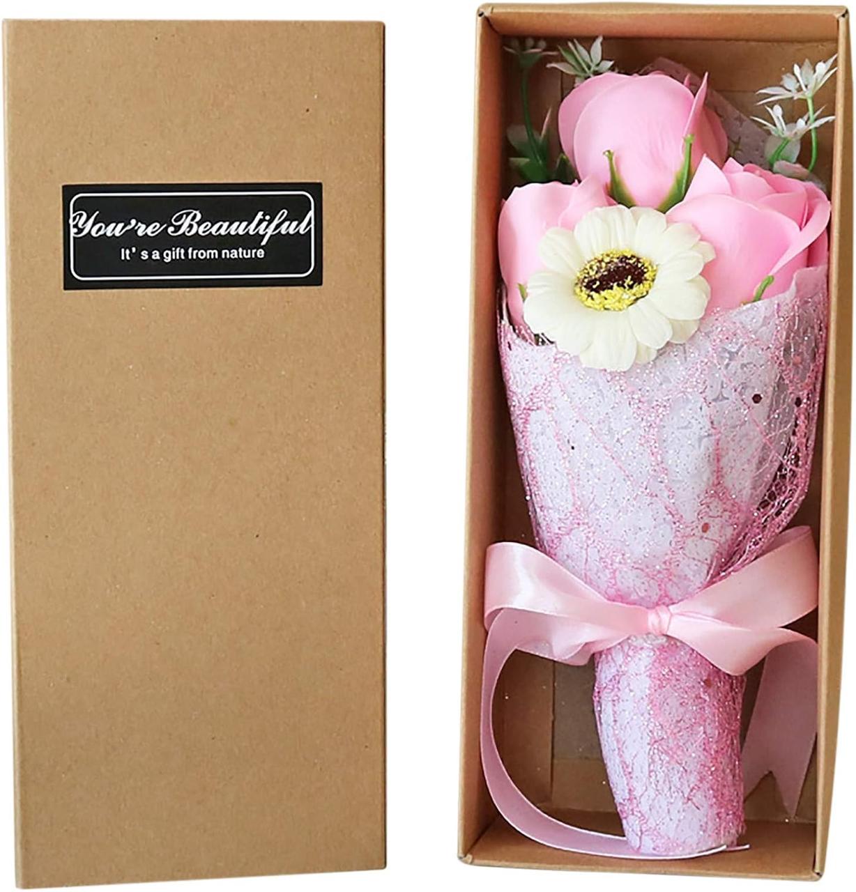 Подарунковий набір жіночий Букет троянд з мила 3 шт. (2549773843) Подарунковий набір жіночий Букет троянд з мила 3 шт. (2549773843)