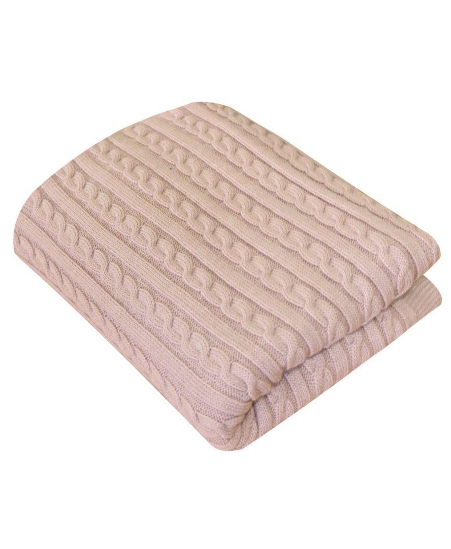 Плед SOFT косы 150 220х240 см Пудровый (013908) - фото 4 Плед SOFT косы 150 220х240 см Пудровый (013908) - фото 4