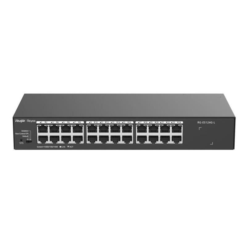 Коммутатор неуправляемый Ruijie Reyee RG-ES124G-L 24 порта (3103387612)