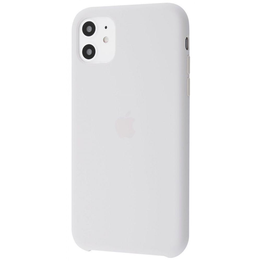 Чохол-накладка Apple Silicone Case for iPhone 11, Ivory White (HC) (A)
