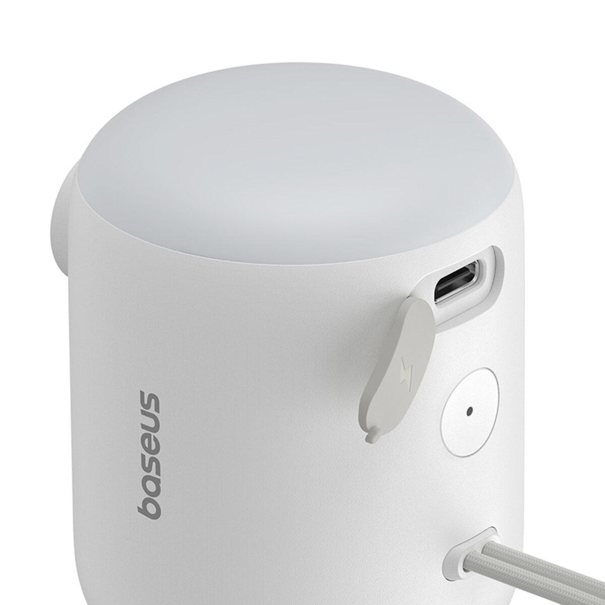 Насос для матраців портативний BASEUS PocketGo Portable Air Pump 1600 mAh White (C11157700221-00) - фото 3 Насос для матраців портативний BASEUS PocketGo Portable Air Pump 1600 mAh White (C11157700221-00) - фото 3