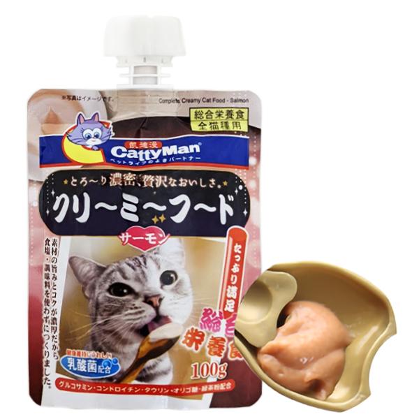 ᐉ Корм жидкий для котов CattyMan Complete Creamy Food Salmon крем-суп с ...